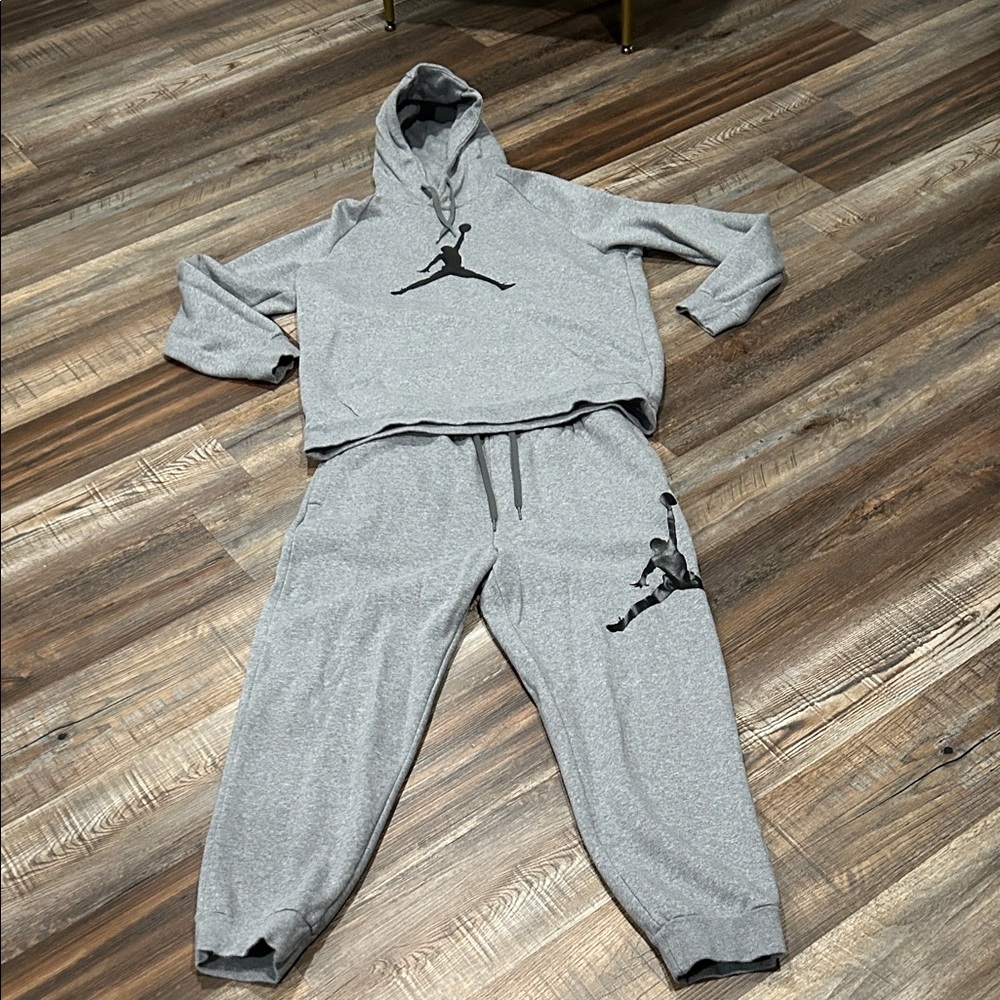 Jordan Gray Apparel with black logo